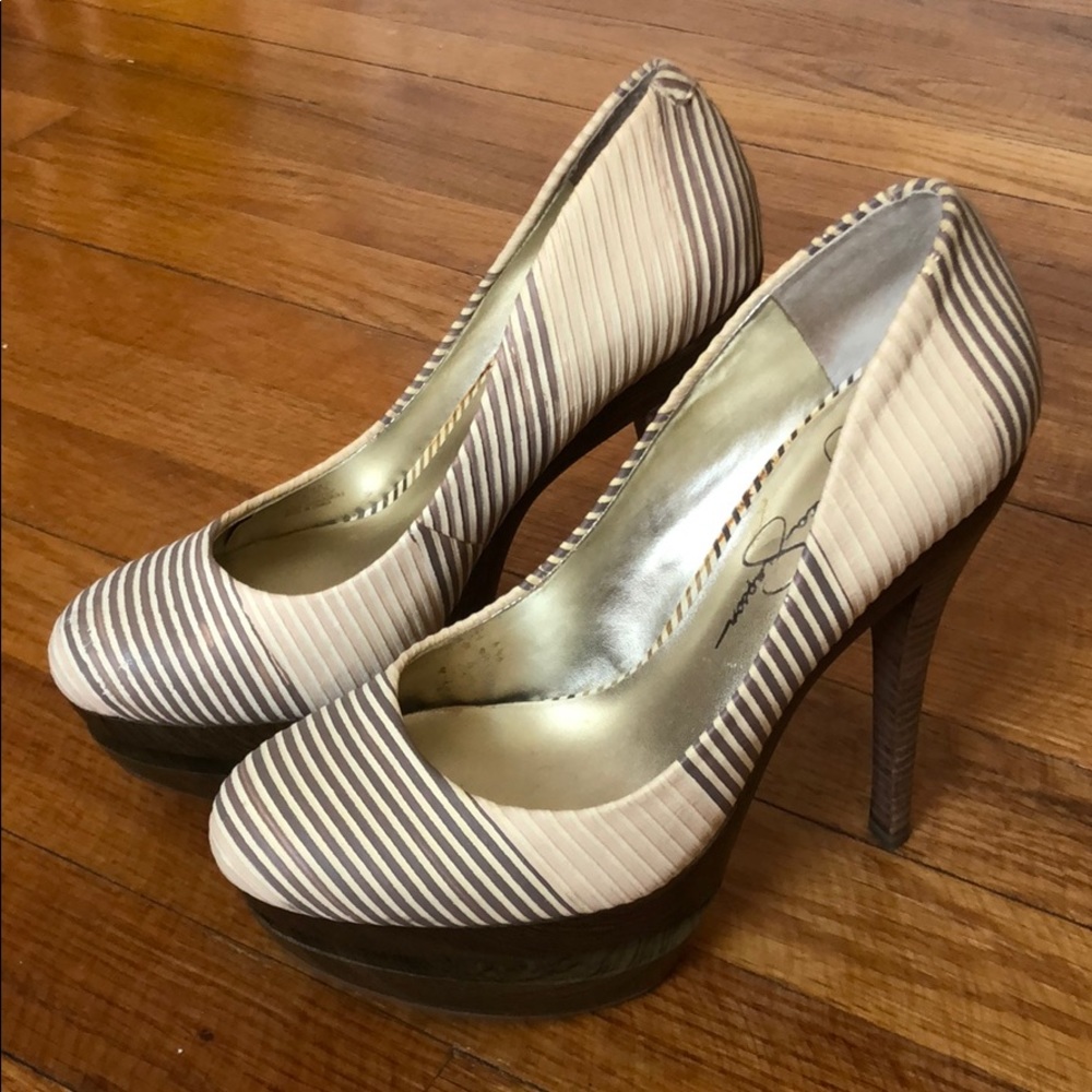 Jessica Simpson platform heels
